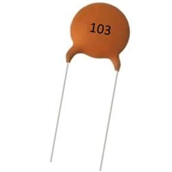 Keramisk kondensator, 10 nF (103), 50 VDC, 5-pack